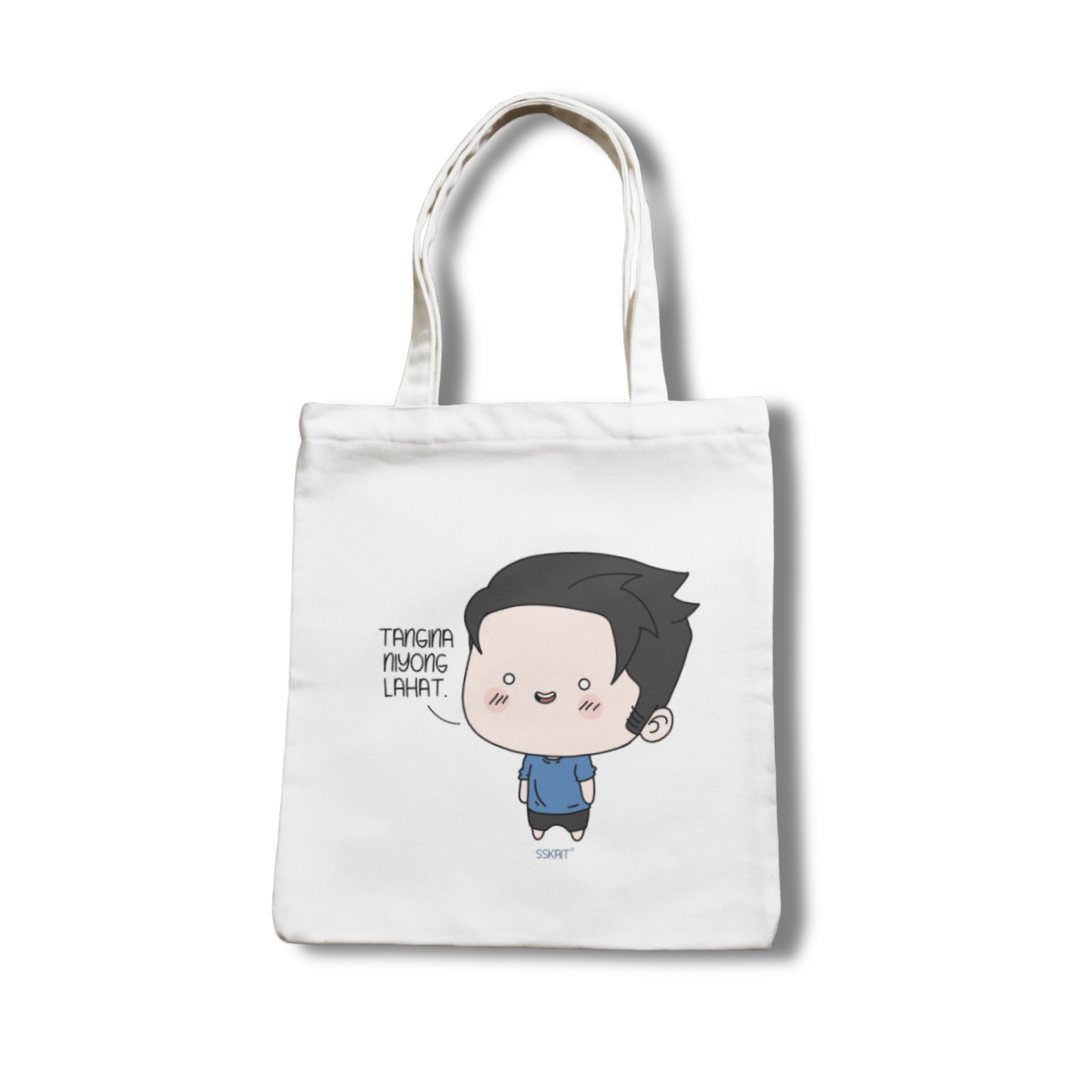 SSKAIT Tangin* Niyong Lahat (Guy) - Funny Mood Canvas Tote Bag