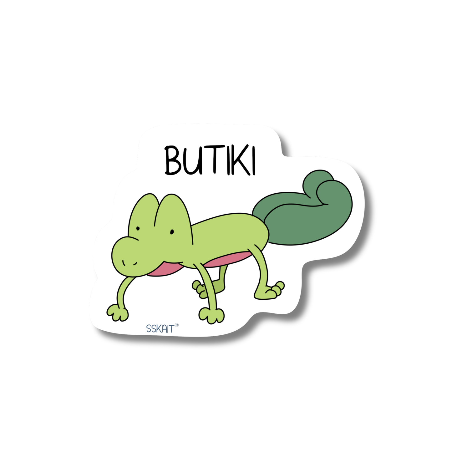 SSKAIT Butiki - Treecko (Pokemon) Funny Mood Diecut Sticker