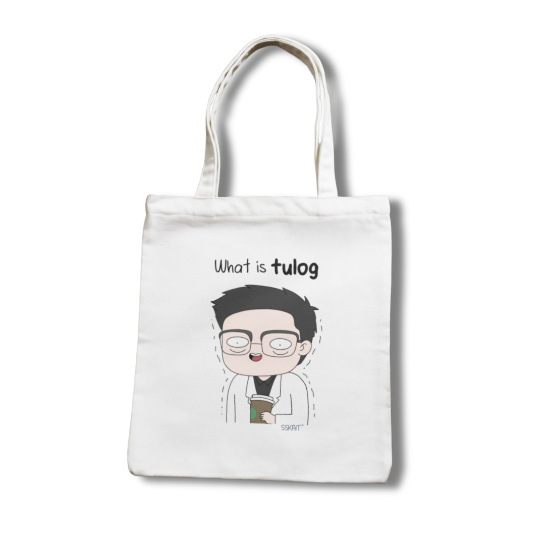 SSKAIT Guy Doc What is Tulog - Funny Mood Canvas Tote Bag