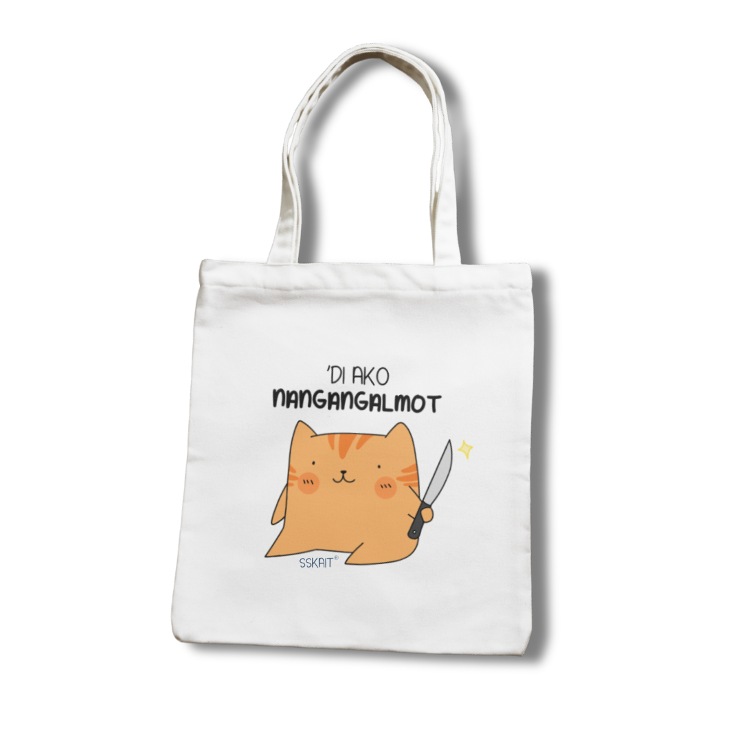 SSKAIT Di Ako Nangangalmot Cat - Funny Mood Canvas Tote Bag