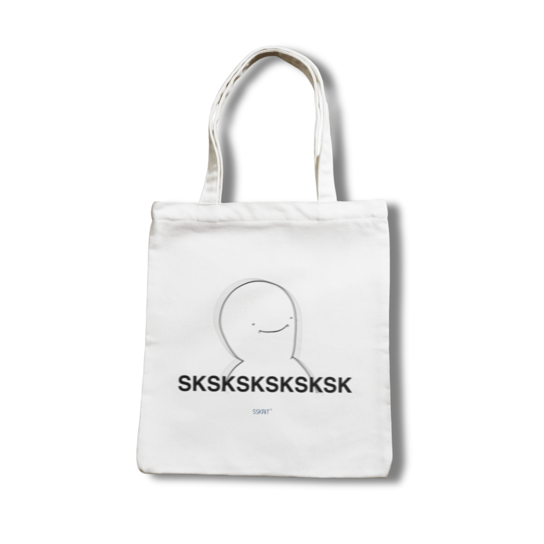 SSKAIT sksksksksk - Funny Mood Canvas Tote Bag