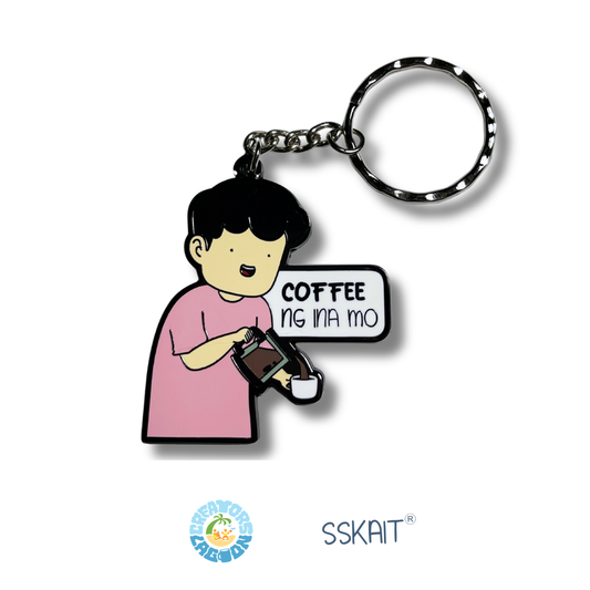 SSKAIT Coffee ng Ina mo - Metal Keychain
