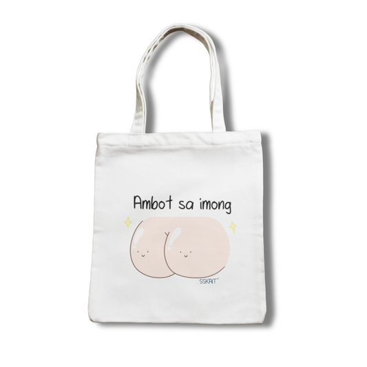 SSKAIT Ambot sa imong lubot - Funny Mood Canvas Tote Bag