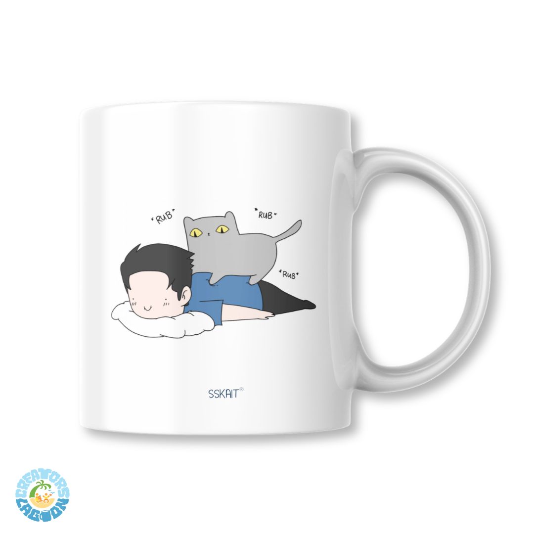 SSKAIT Muning Back Rub - Funny Mood Sublimated Mug