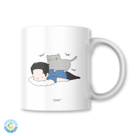 SSKAIT Muning Back Rub - Funny Mood Sublimated Mug