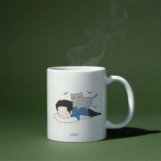 SSKAIT Muning Back Rub - Funny Mood Sublimated Mug