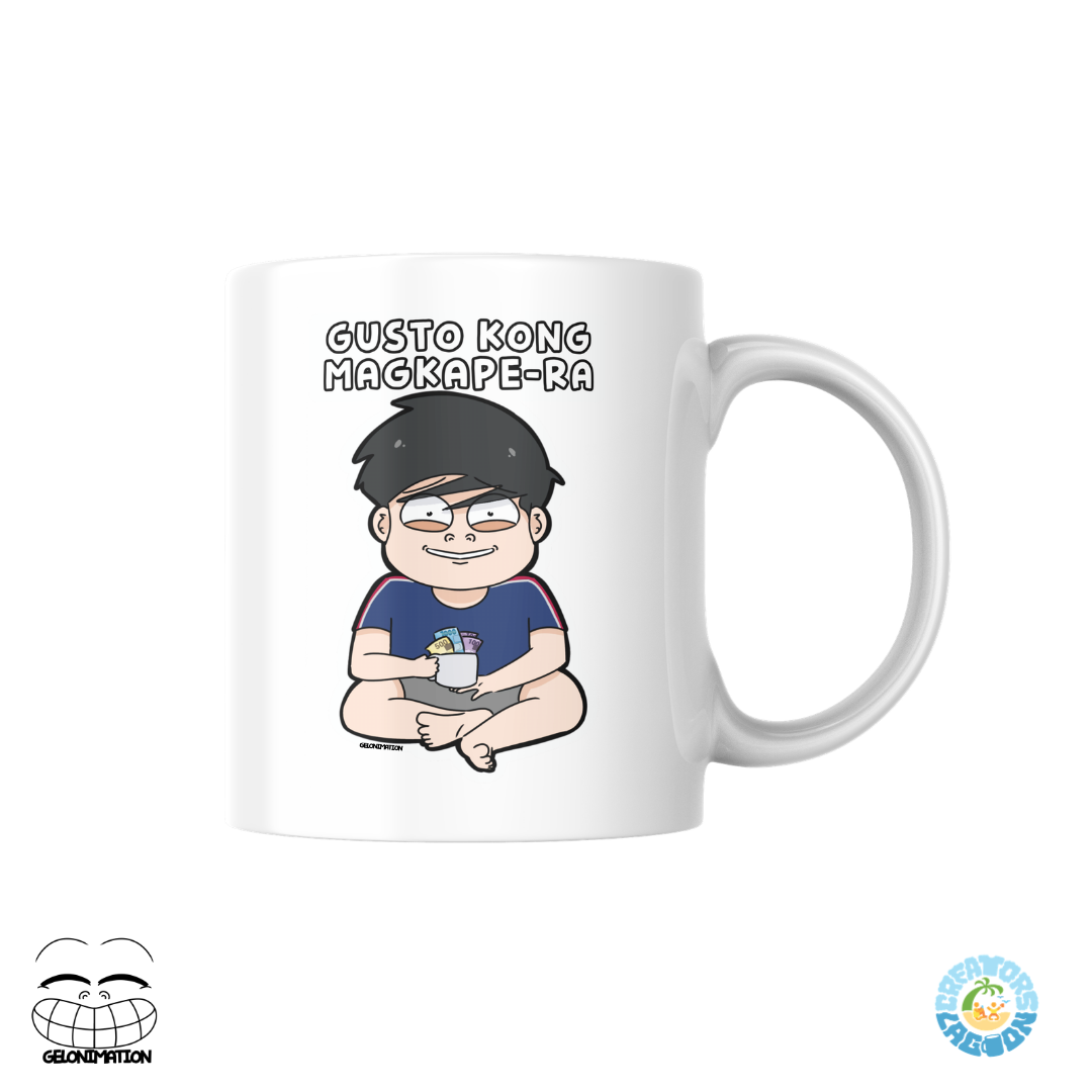 GELONIMATION - Gusto Ko Magkape-ra - Funny Mood Sublimated Mug
