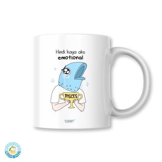 SSKAIT Hindi Ako Emotional - Pisces Zodiac Funny Mood Sublimated Mug
