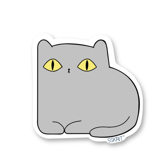 SSKAIT Muning Stare - Funny Mood Diecut Sticker