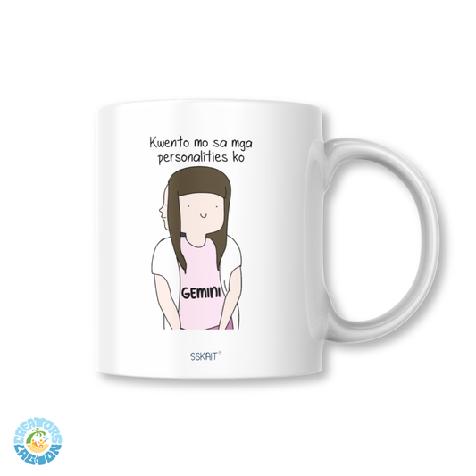 SSKAIT Kwento Mo Sa Mga Personalities Ko - Gemini Zodiac Funny Mood Sublimated Mug