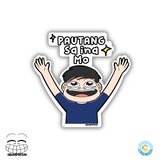 GELONIMATION - Pautang sa Ina Mo - Funny Mood Diecut Sticker