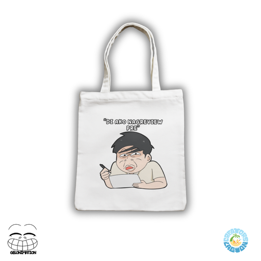 GELONIMATION - Di Ako Nagreview Pre - Funny Mood Sublimated Tote Bag