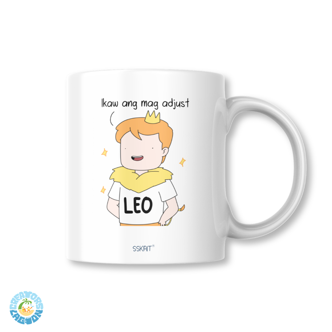 SSKAIT Ikaw Ang Mag-adjust - Leo (Guy) Zodiac Funny Mood Sublimated Mug
