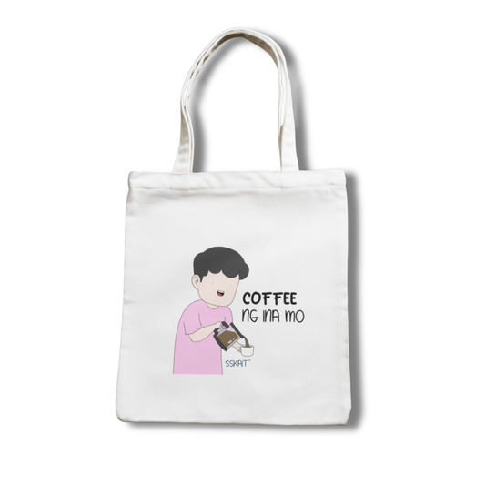SSKAIT Coffee Ng Ina Mo - Funny Mood Canvas Tote Bag