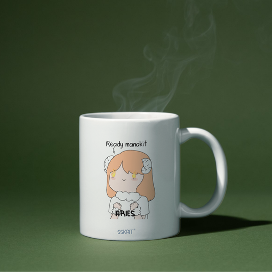 SSKAIT Ready Manakit - Pisces Zodiac Funny Mood Sublimated Mug
