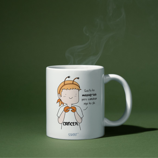 SSKAIT Gusto Mapag-isa Pero Samahan Nyo Ko - Cancer Zodiac Funny Mood Sublimated Mug