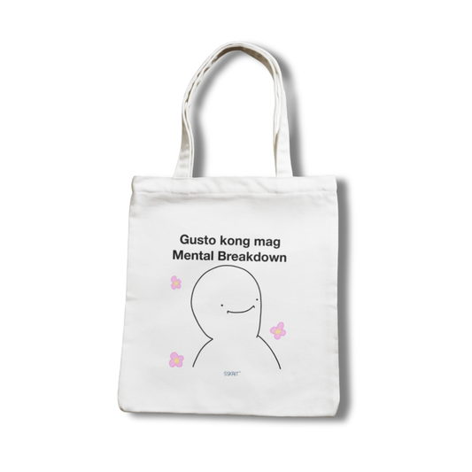 SSKAIT Gusto Ko Mag-Mental Breakdown - Funny Mood Canvas Tote Bag