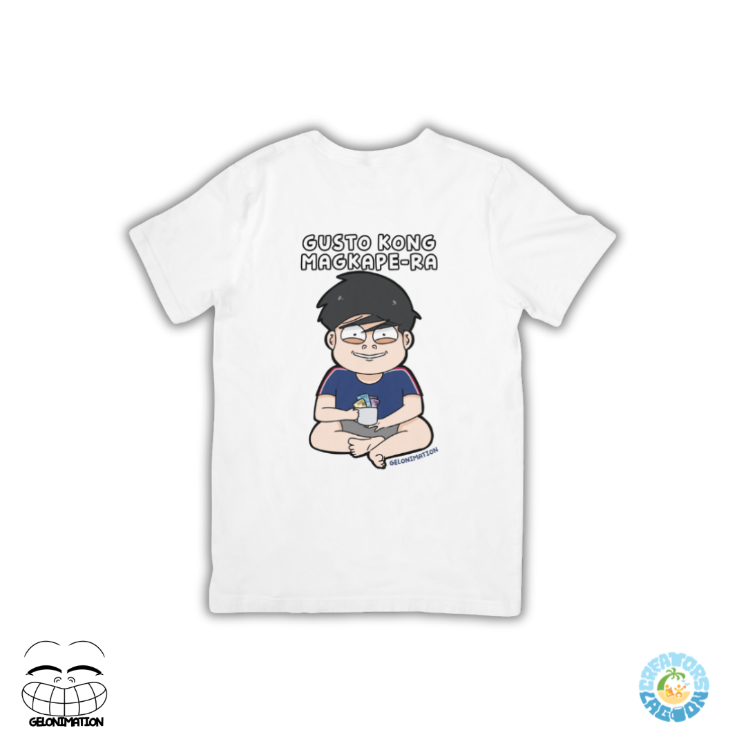 GELONIMATION - Gusto Ko Magkape-ra - Funny Mood Sublimated Drifit Shirt