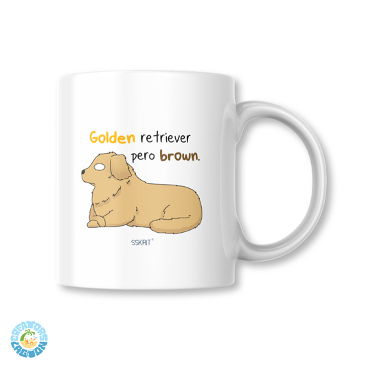 SSKAIT Golden Retriever na Brown - (Dog show) Funny Mood Sublimated Mug