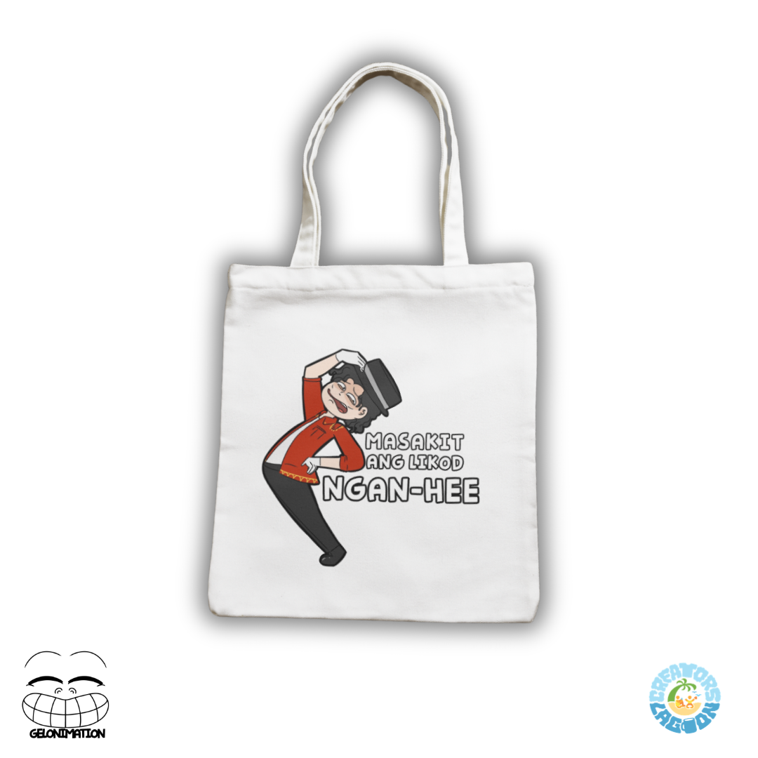 GELONIMATION - Masakit ang Likod Ngan-hee - Funny Mood Sublimated Tote Bag