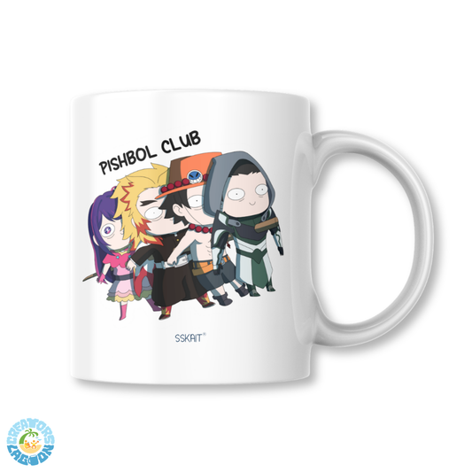 SSKAIT Pishbol Club - Anime Funny Mood Sublimated Mug
