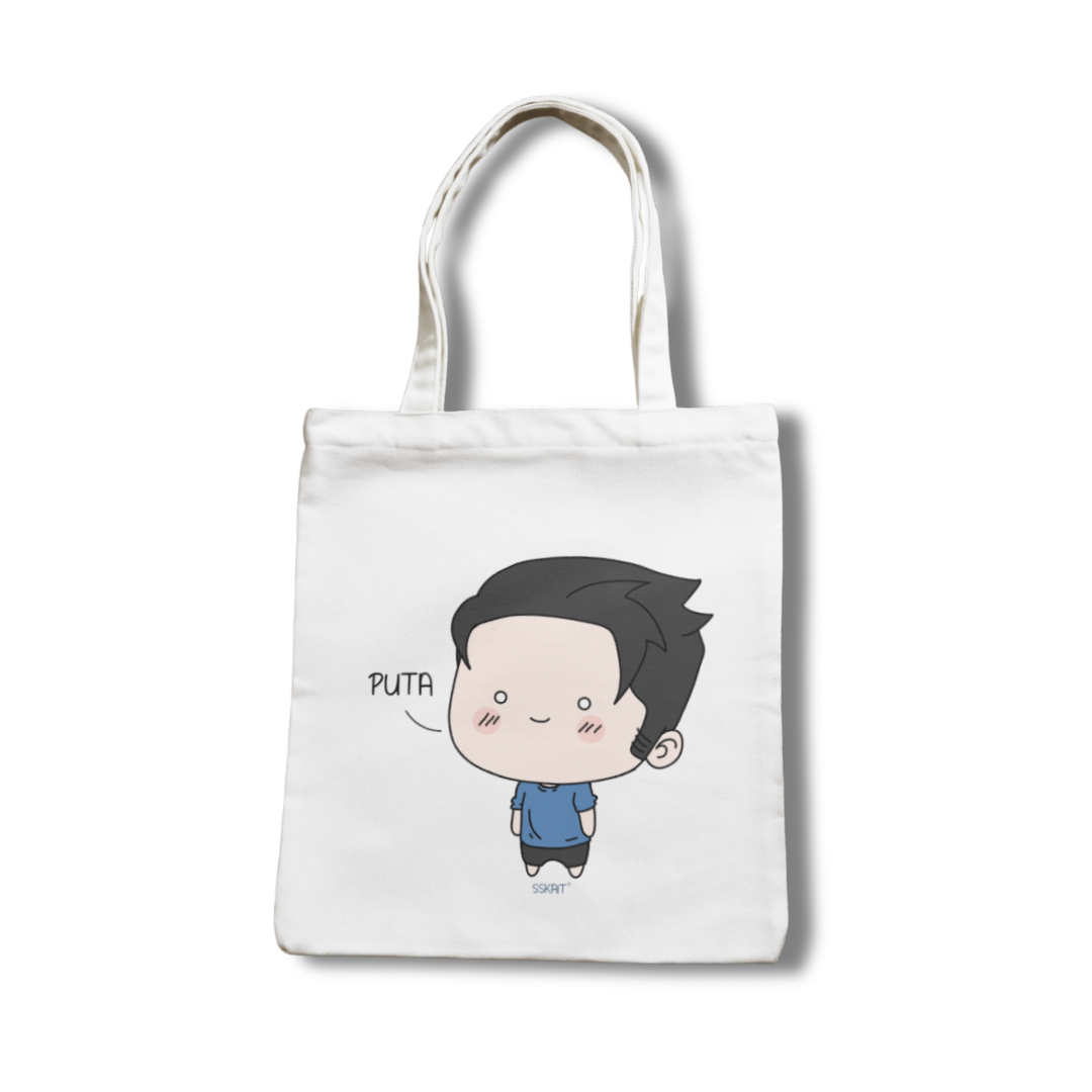 SSKAIT P*ta (Guy) - Funny Mood Canvas Tote Bag