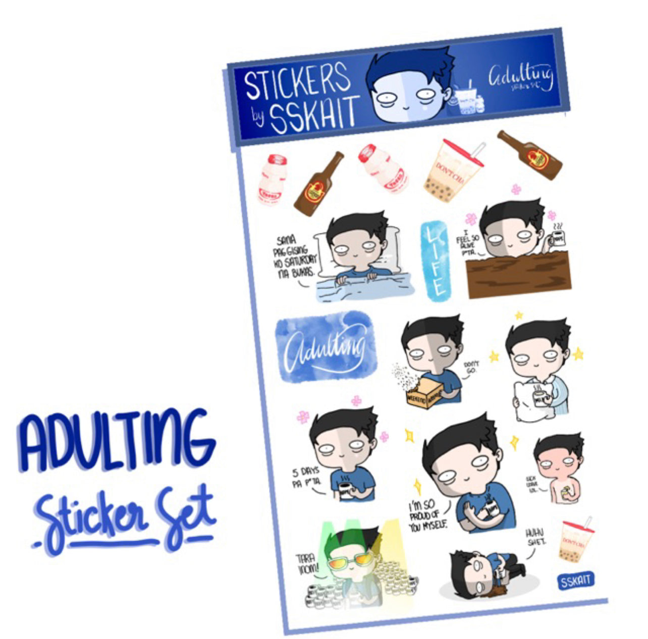 SSKAIT Adulting Sticker Set