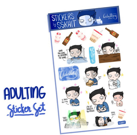 SSKAIT Adulting Sticker Set