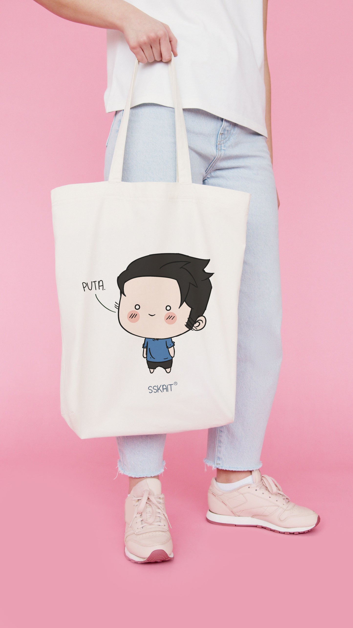 SSKAIT Boy Puta Tote