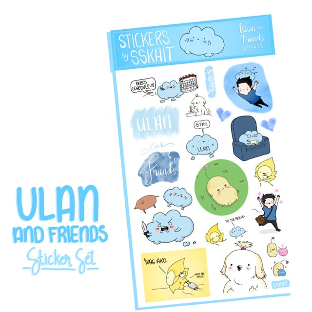 SSKAIT Ulan & Friends Sticker Set
