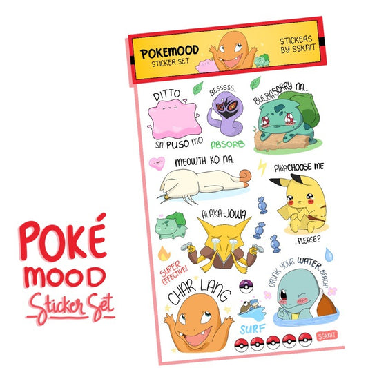 SSKAIT Pokemood Sticker Set