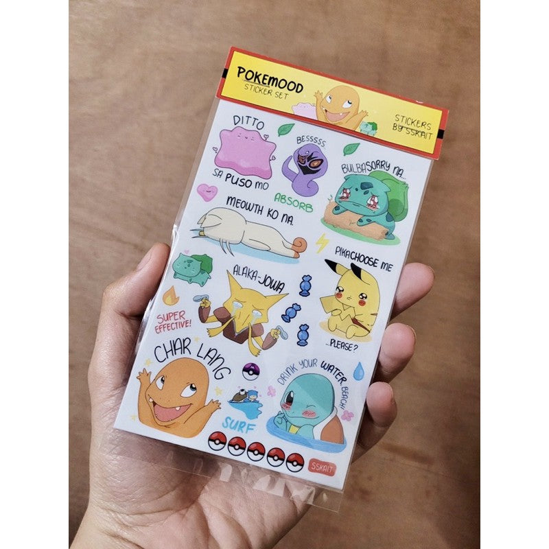 SSKAIT Pokemood Sticker Set