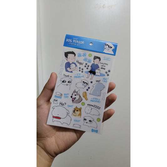 SSKAIT Dog Person Sticker Set