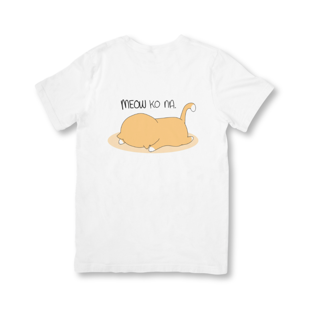 SSKAIT Meow ko na White Dri-fit Shirt