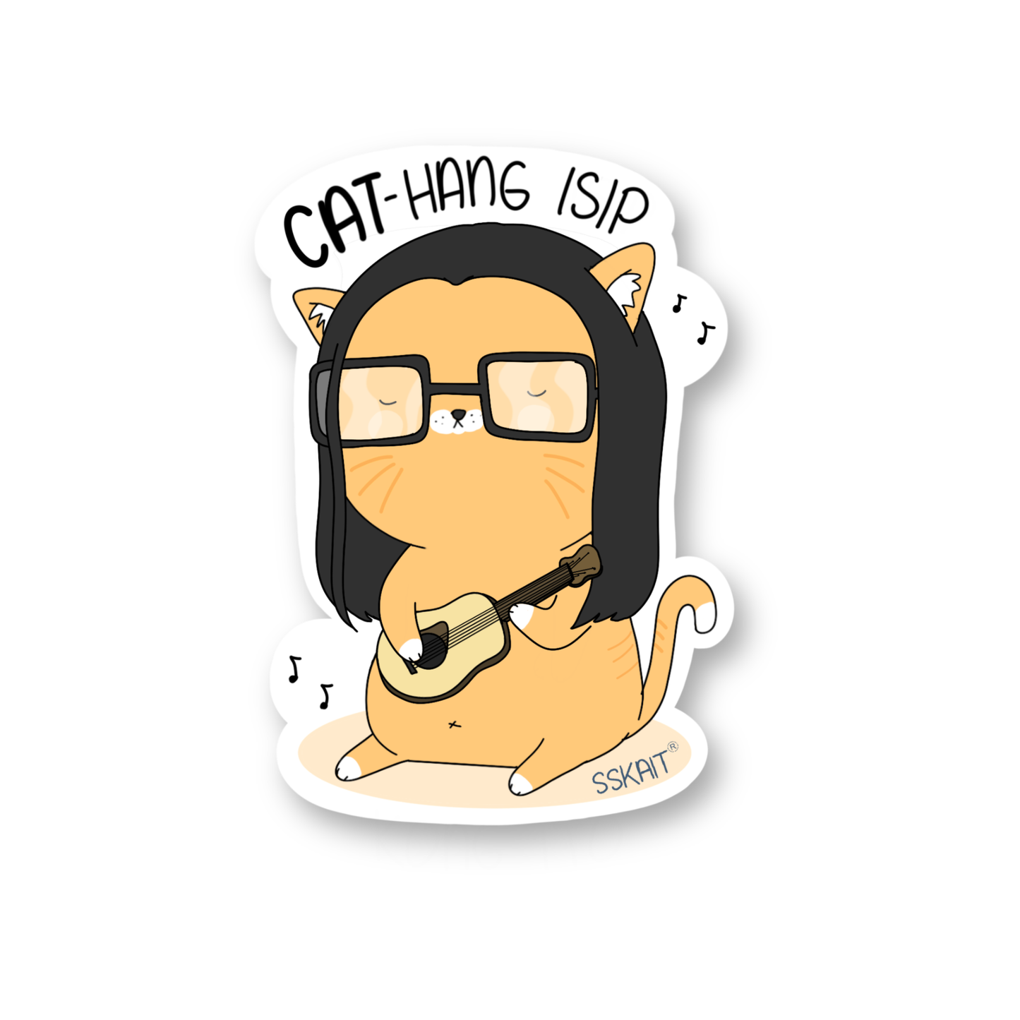 SSKAIT Cathang Isip Funny Mood Die Cut Sticker