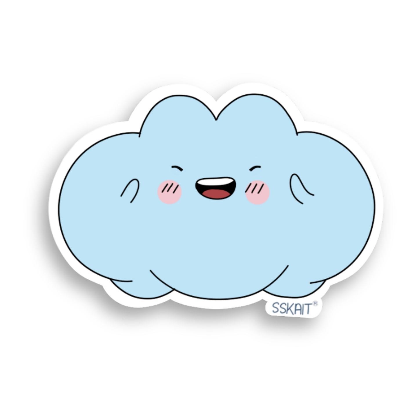SSKAIT Ulan Smile Cute Mood Die Cut Sticker