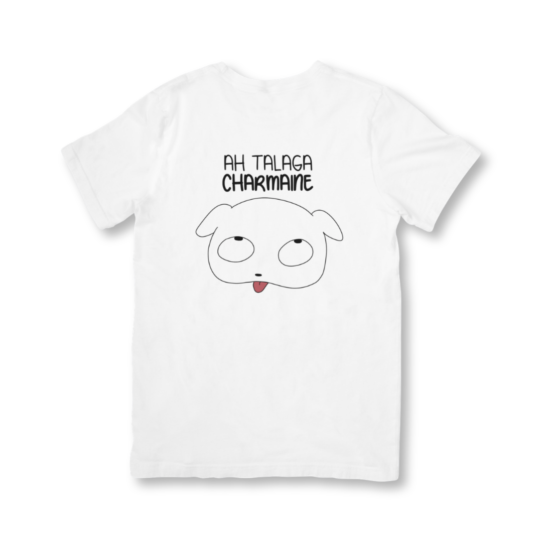 SSKAIT Ah Talaga Charmaine White Dri-fit Shirt